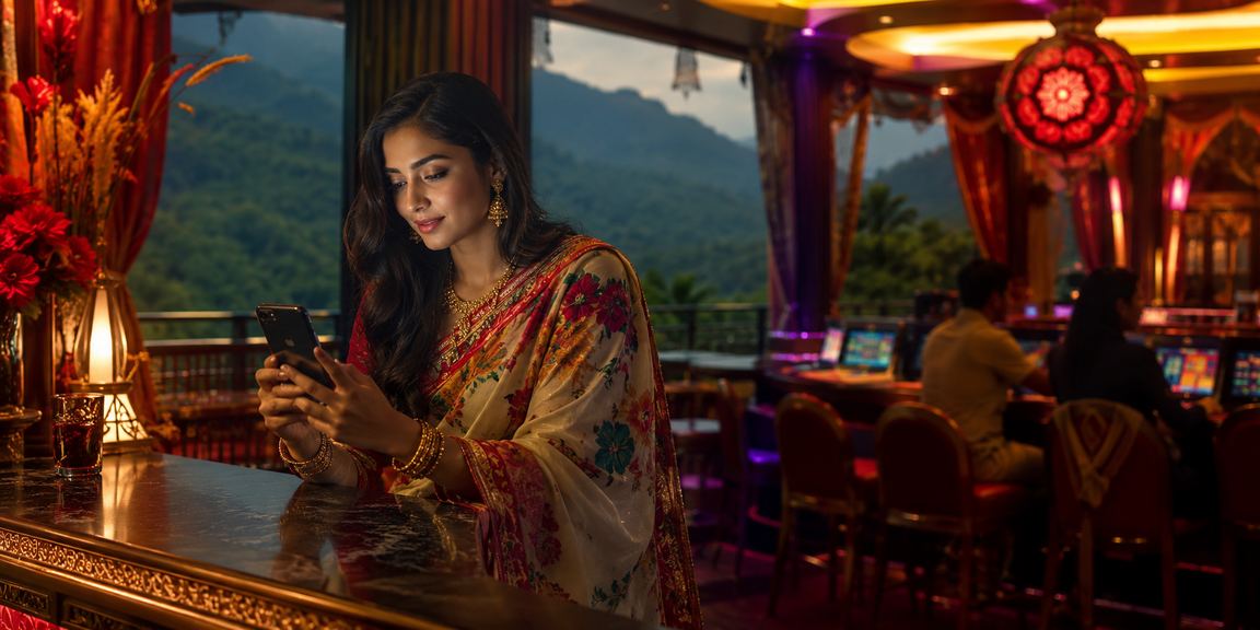 বান্দরবানে পহেলা বৈশাখে মোবাইলে ক্যাসিনো গেম খেলছেন একজন