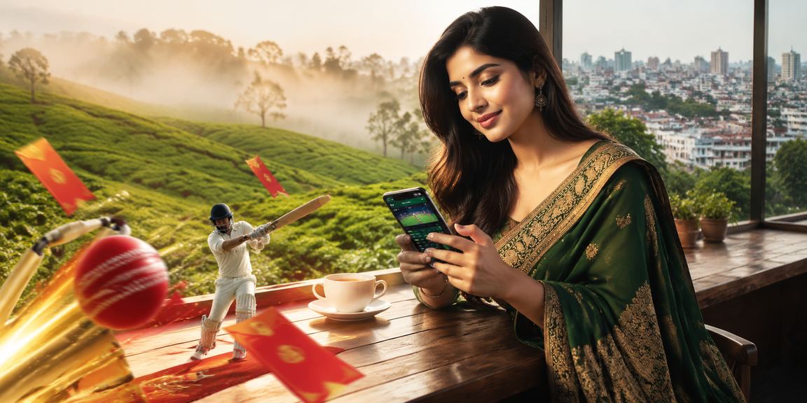 সিলেটের চা বাগানের পাশে ক্রিকেট বেটিং বোনাস নিয়ে আলোচনা করছেন দুজন বাংলাদেশি